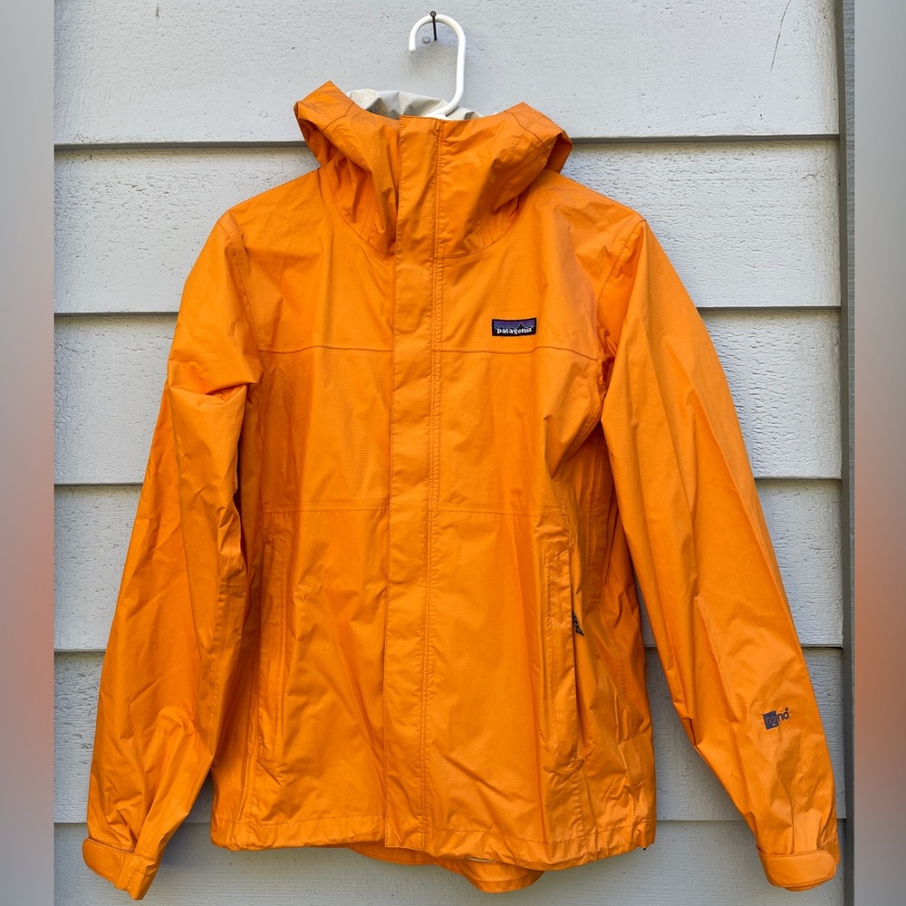 Patagonia Torrentshell Rain Jacket, Men’s Small, Orange - Picture 3 of 5